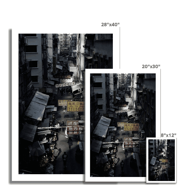 Gage Street, 香港,結志街 -Hong Kong citycapes Wall Art, Fine Art Print Giclée ManChingKC Photography 