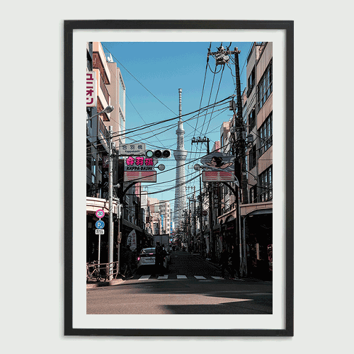 Tokyo Photography Print, Skytree Kappabashi,Japan Cityscapes & Skyline Wall Art