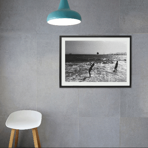 cannes beach by wall art print online