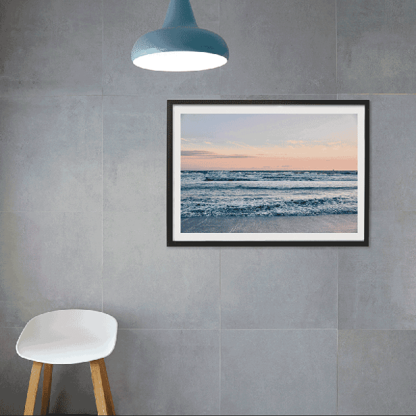 Australia Photography Print, Gold Coast Seaside & Skyline Landscape Wall Art