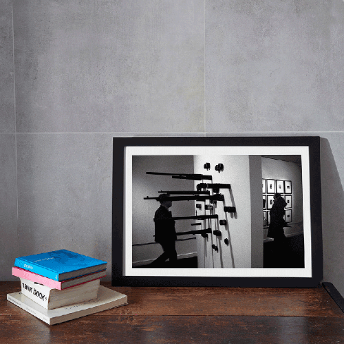 Photography Print of London Art Gallery -Black and White Conceptual Wall Art I Limited Edition