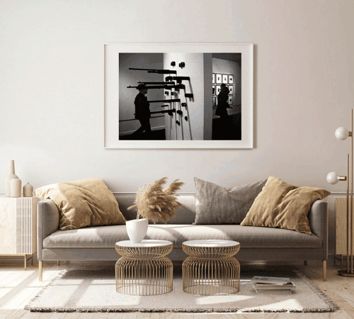 Photography Print of London Art Gallery -Black and White Conceptual Wall Art I Limited Edition - ManChingKC Photography