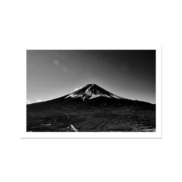 Black and White Mount Fuji