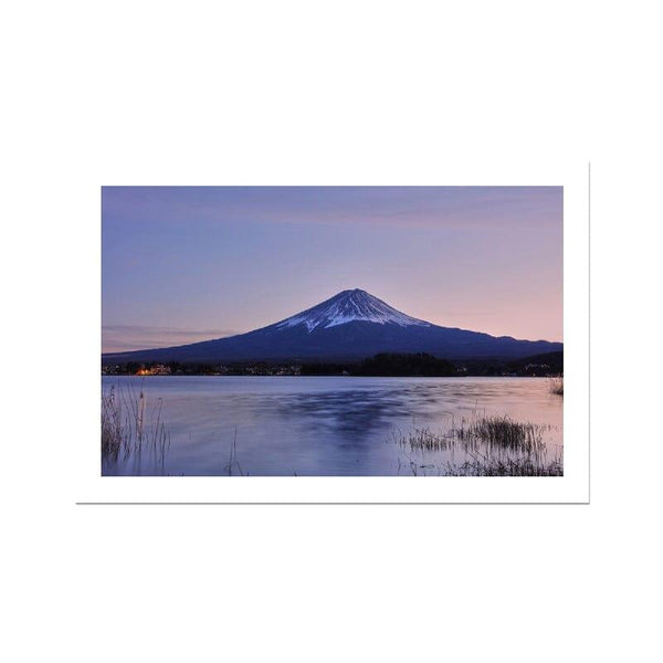 Japan landscape Photography Print I Mount Fuji ,Fujikawaguchiko Tokyo, skyline Wall Art Giclée ManChingKC Photography 24"x16" 