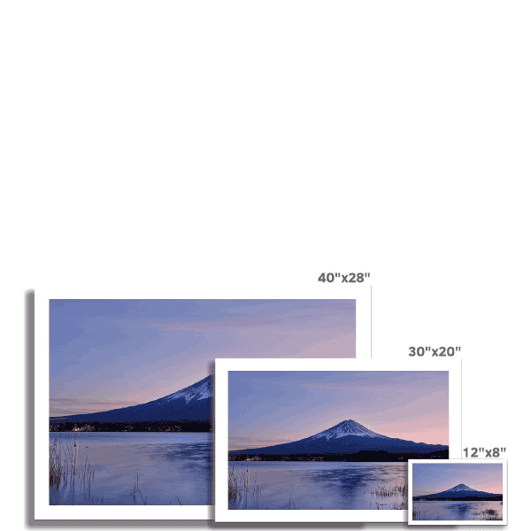 Japan landscape Photography Print I Mount Fuji ,Fujikawaguchiko Tokyo, skyline Wall Art Giclée ManChingKC Photography 