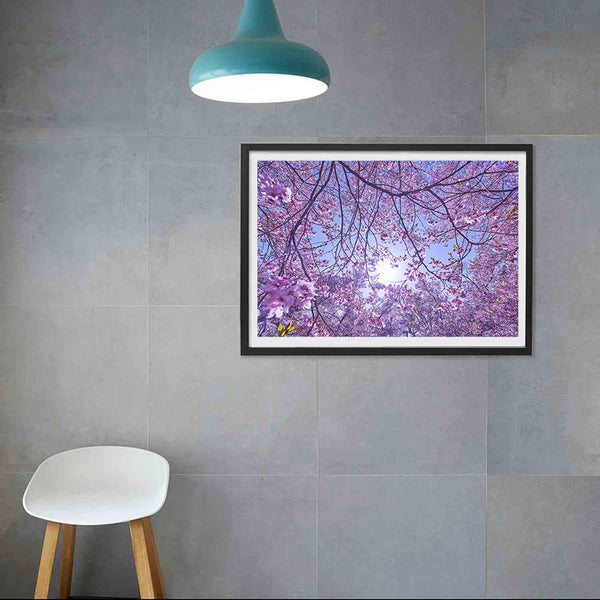 Photography print of Japan , Kozen-ji Garden Sakura & Skyline Wall Art - ManChingKC Photography