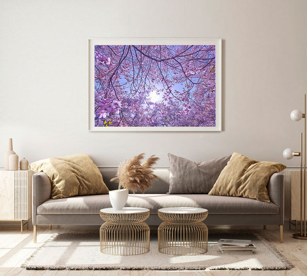 Photography print of Japan , Kozen-ji Garden Sakura & Skyline Wall Art - ManChingKC Photography
